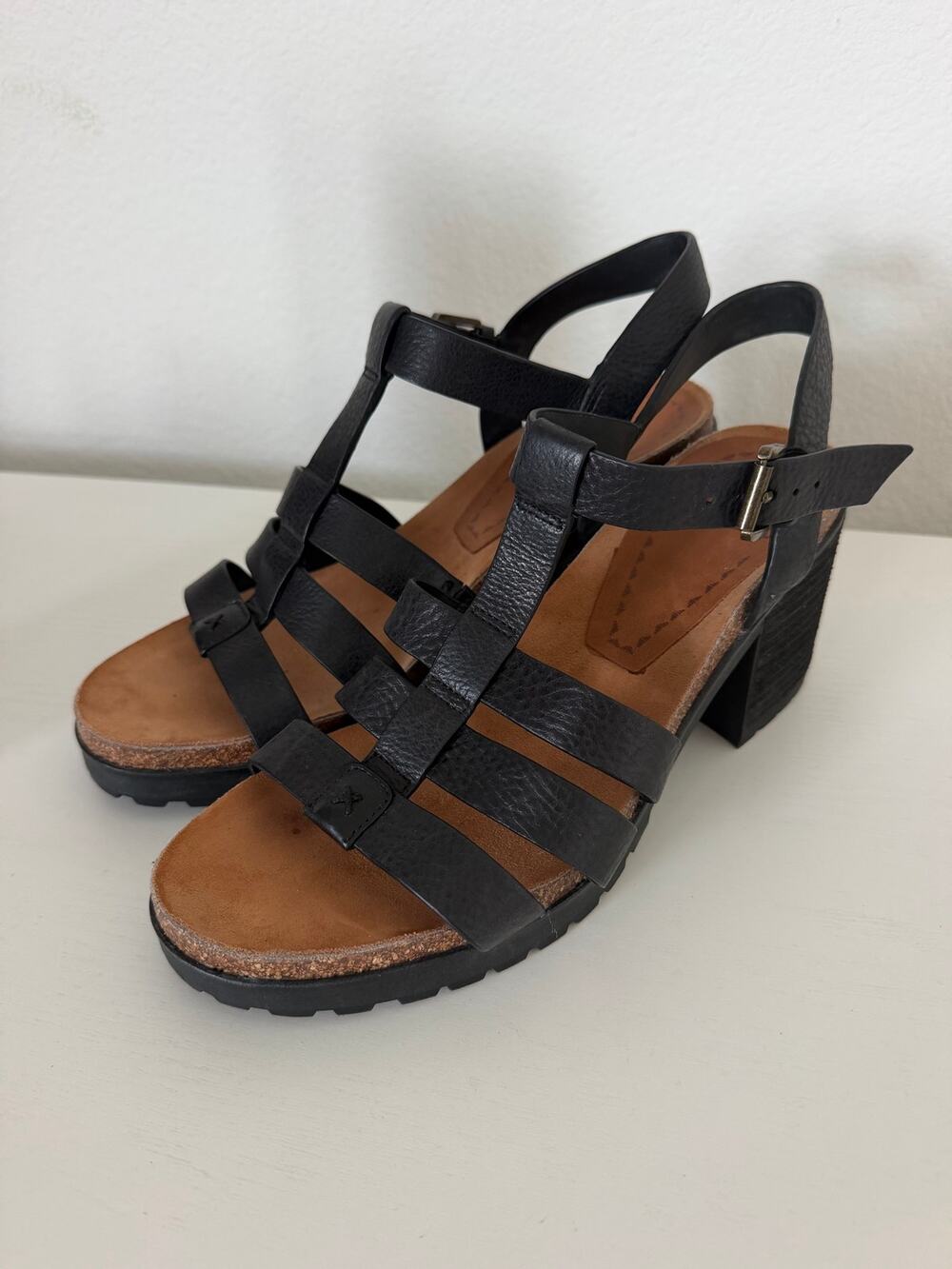 Zodiac Womens Leena Gladiator Heel Sandals Size 10 Black
